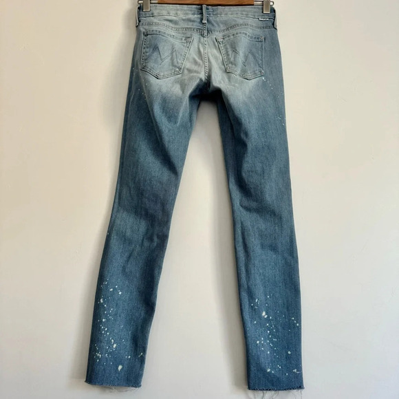 MOTHER Looker Ankle Fray in pretty little words in a bottle Size: 25 - Picture 3 of 9